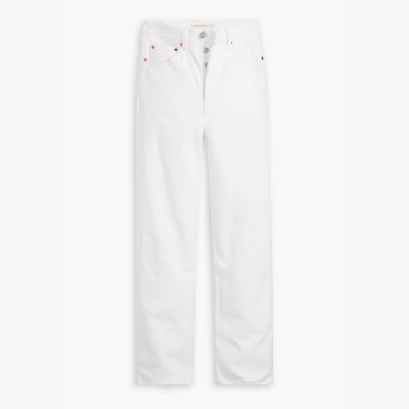 Levi's Denim - Levi's High Rise Straight Jeans in White